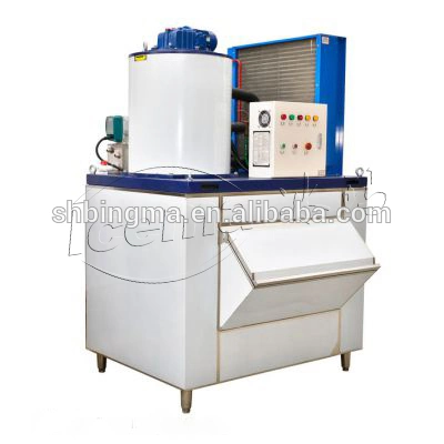 1t Small Automatic Flake Ice Maker Flake Ice Machine for Fishery