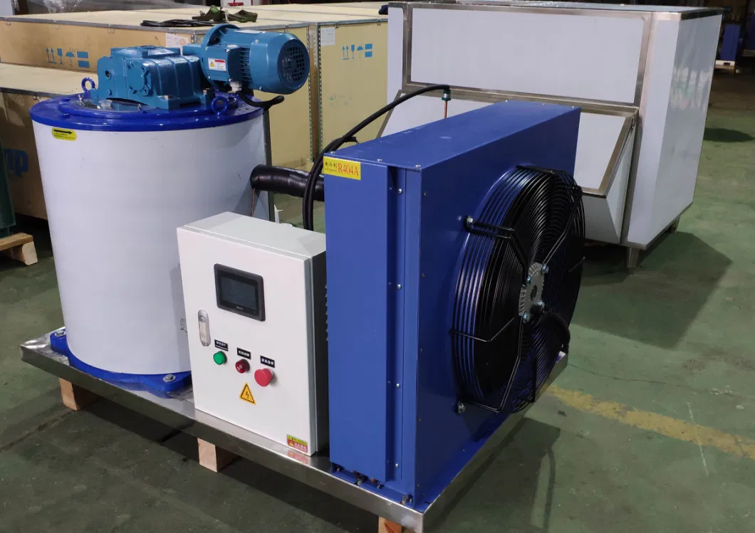 4tons/Day Fishery Seafood Seawater Flake Ice Making Machine for Ship