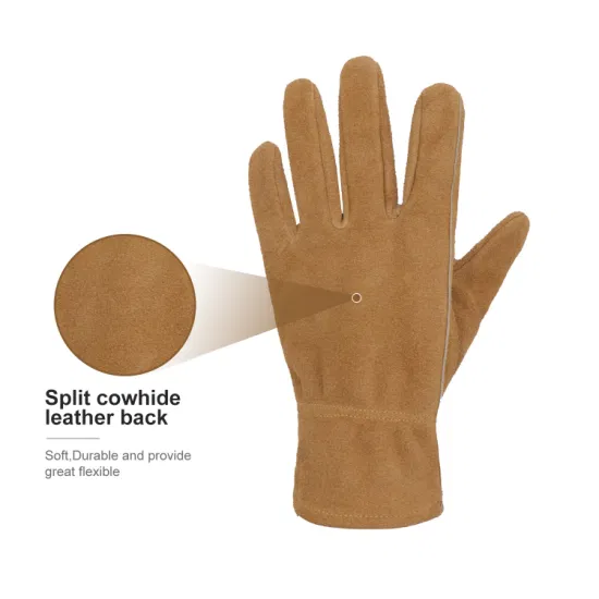 Pri Premium gants en cuir de vachette suédé dames femmes gants de sécurité de jardin outils de jardin gants de travail pour enfants