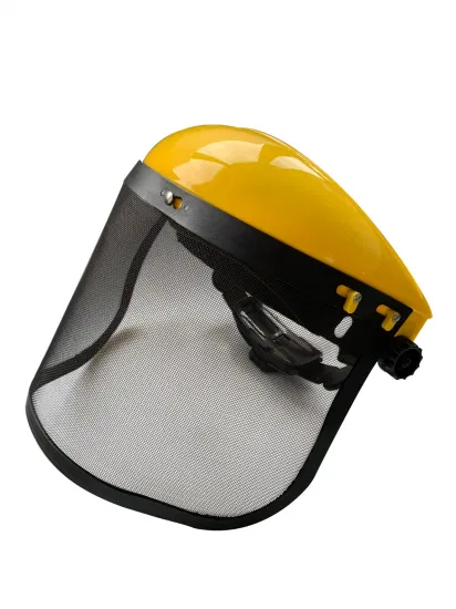 Protecteur de visage PP Head Gear avec visière en maille pour la protection du visage